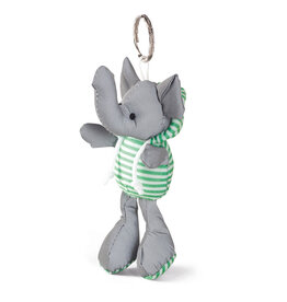 Schlüsselanhänger Elefant Grün