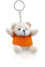 Teddy-Schlüsselanhänger Orange