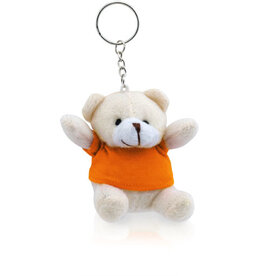 Teddy-Schlüsselanhänger Orange