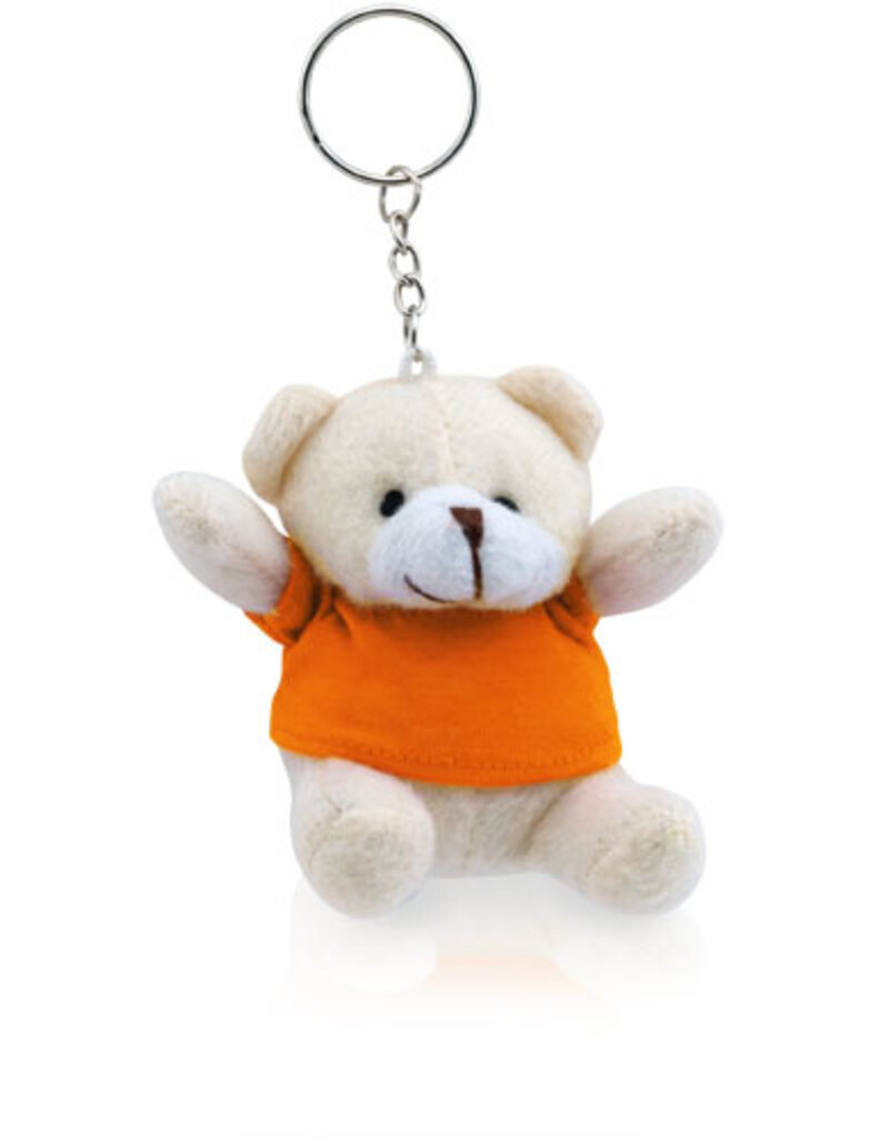 Teddy-Schlüsselanhänger Orange