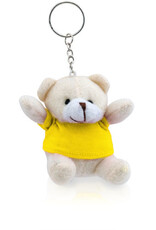 Teddy-Schlüsselanhänger Gelb