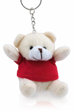 Teddy-Schlüsselanhänger Rot