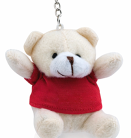 Teddy-Schlüsselanhänger Rot
