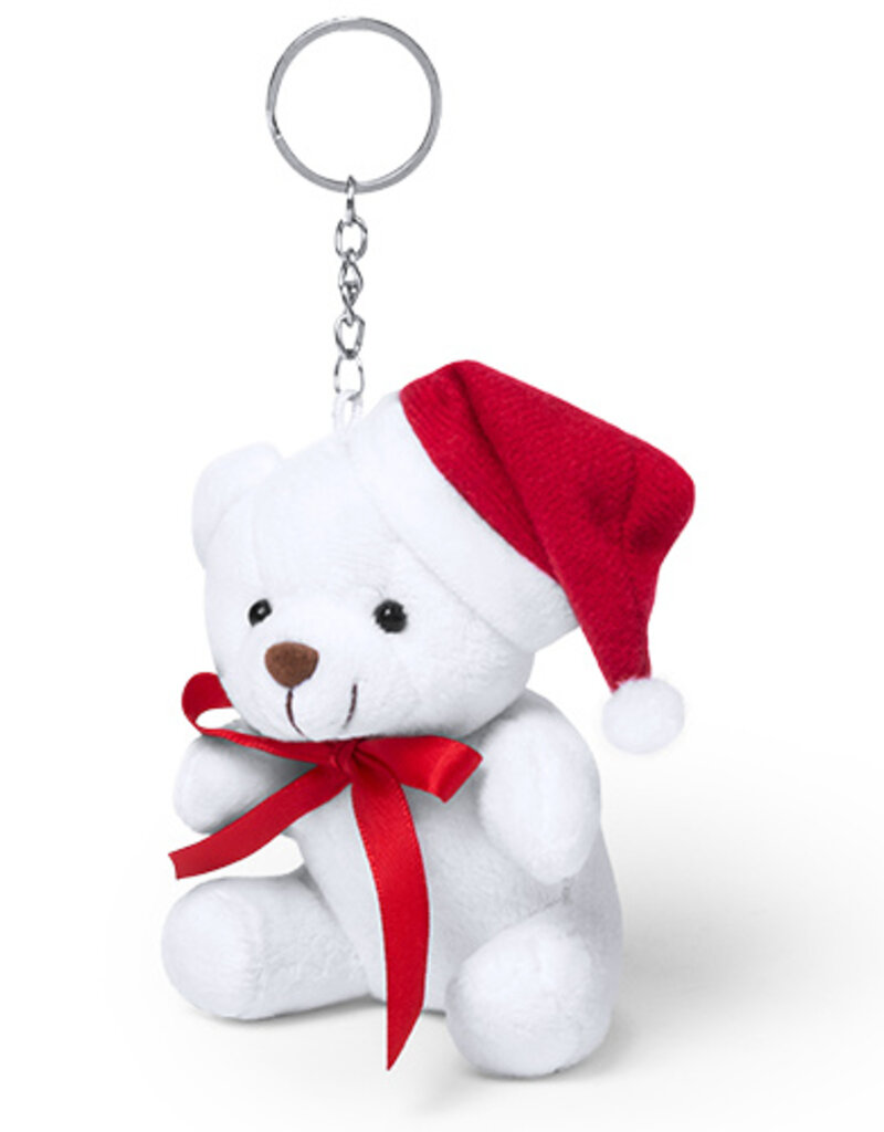 Weihnachts Teddy-Schlüsselanhänger