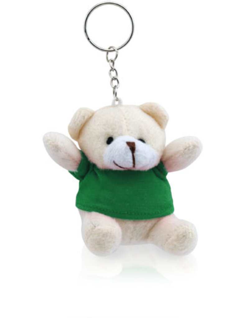 Teddy-Schlüsselanhänger Grün