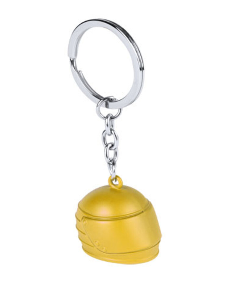 Helm Schlüsselanhänger Gelb