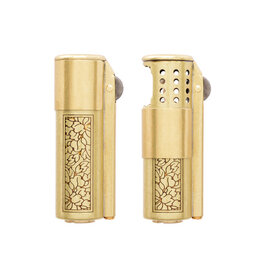 Feuerzeug Antik Gold