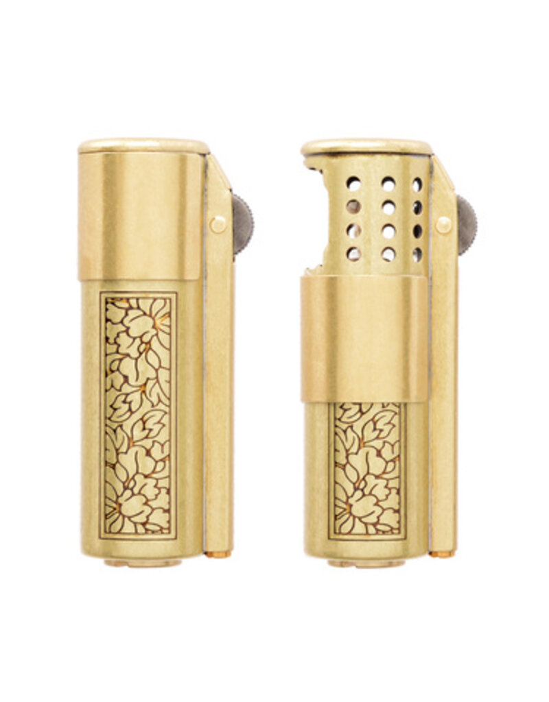Feuerzeug Antik Gold