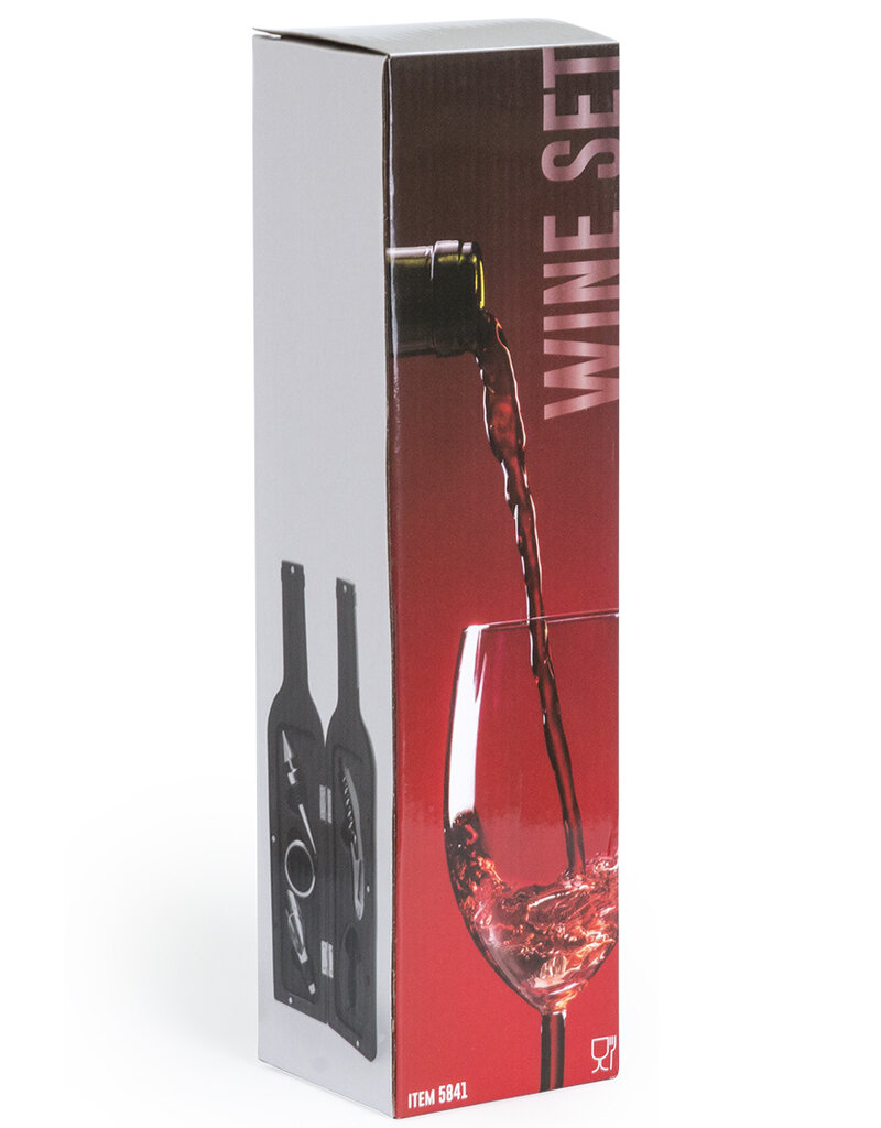 5-Teiliges Wein Set in Flaschenform
