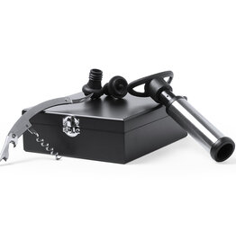 4-Teiliges Wein Set mit Holzbox Schwarz