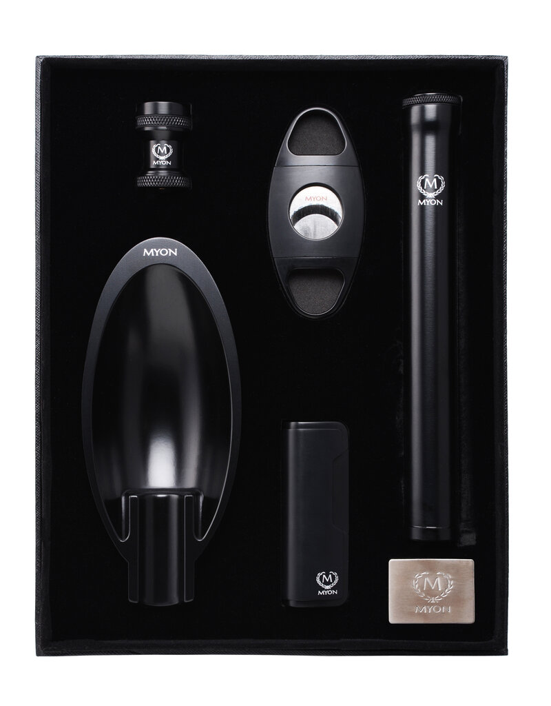 5-Teiliges Zigarren Set Schwarz