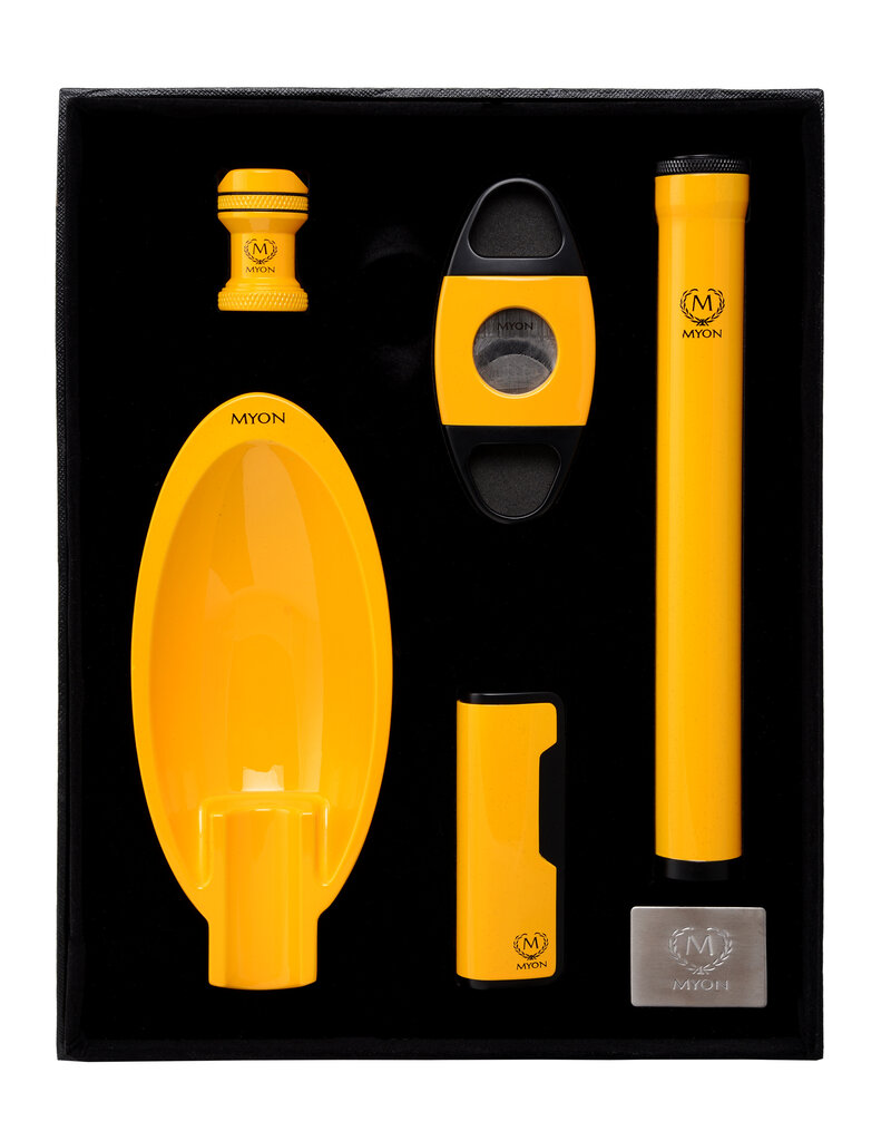 5-Teiliges Zigarren Set Gelb
