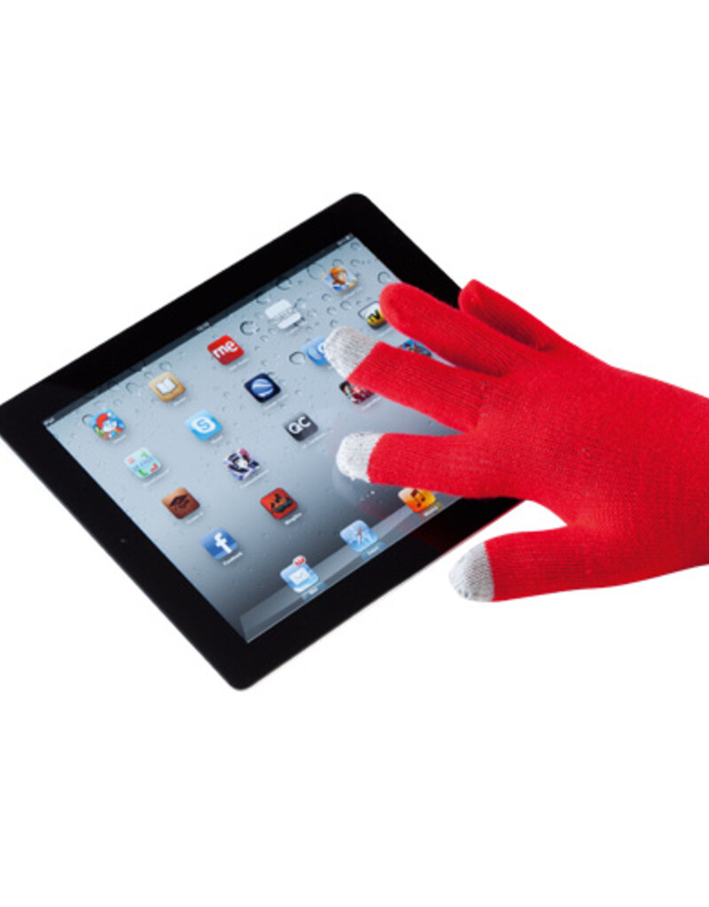 Touchpad Handschuhe Rot
