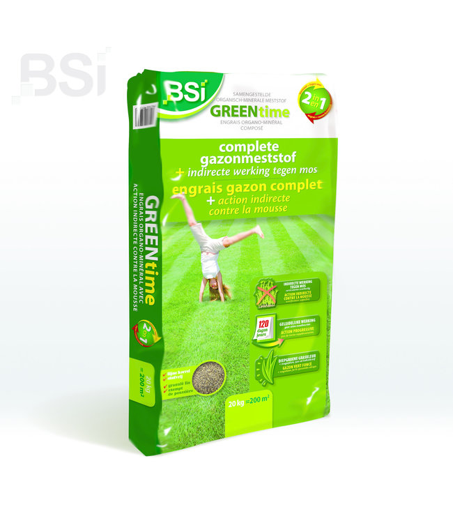 BSI Greentime complete gazonmeststof 20kg