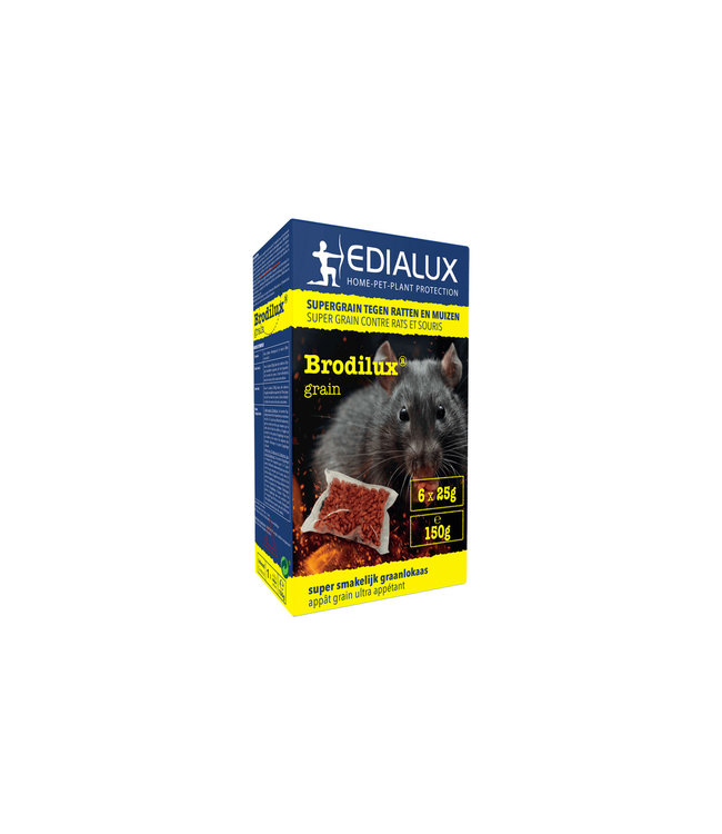 Edialux Brodilux graanlokaas tegen ratten en muizen