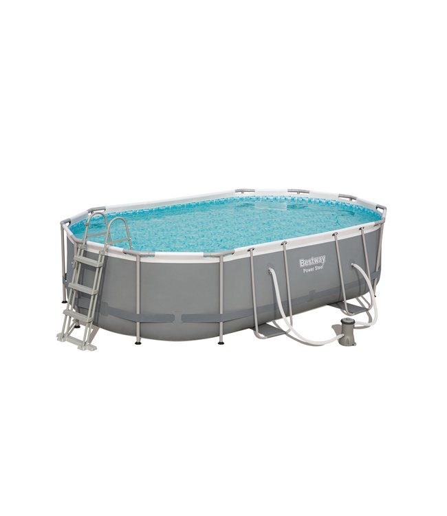 Bestway Zwembad Power Steel Ovaal 488x305x107cm