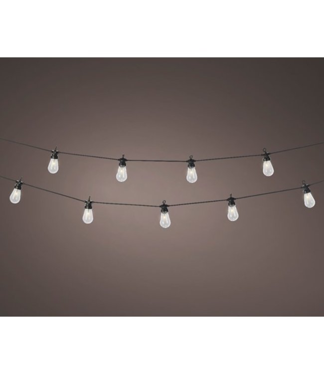 LED budget partylights, warm wit