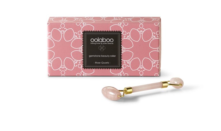 Oolaboo Gemstone Beauty Roller Rose Quartz