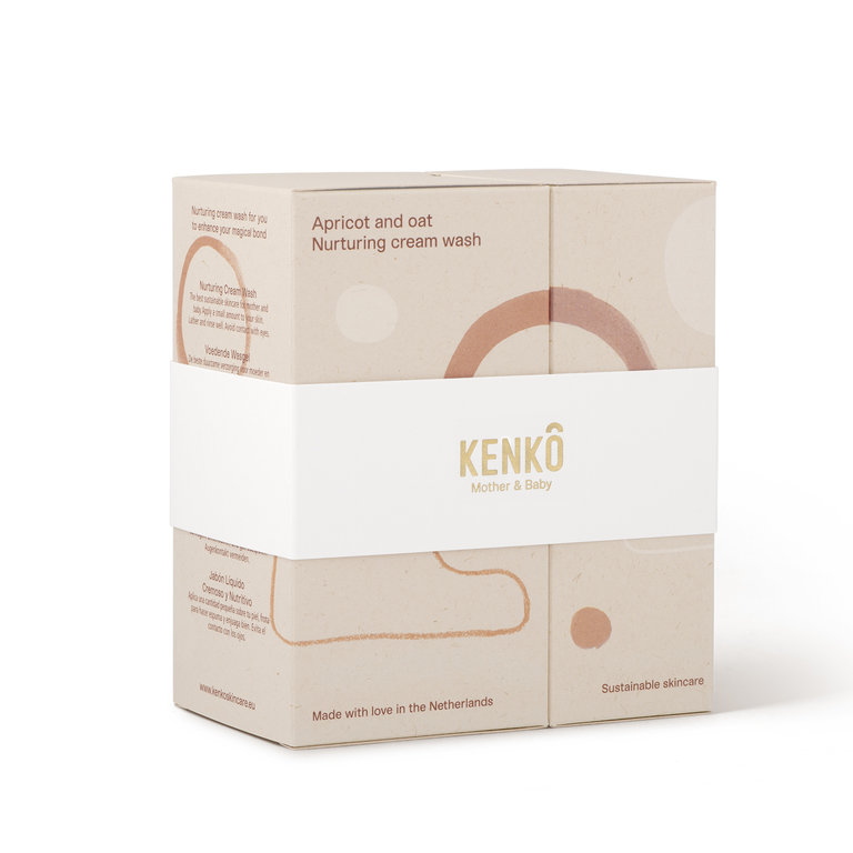 Kenkô Skincare Apricot and Oat Nurturing Cream Wash