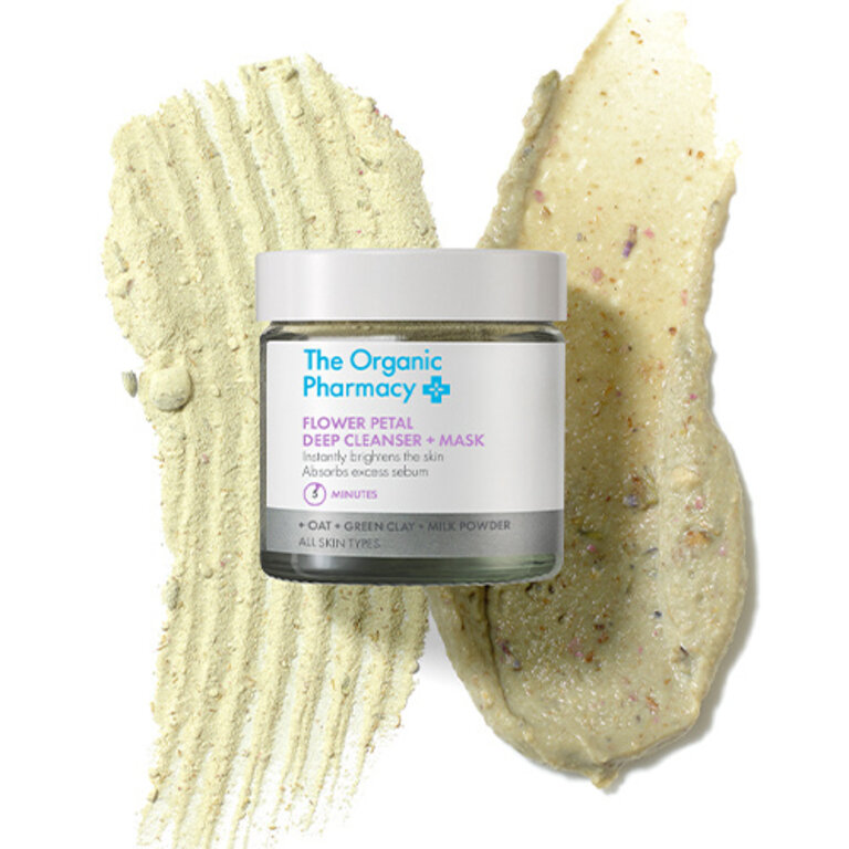 The Organic Pharmacy Flower Petal Deep Cleanser & Mask