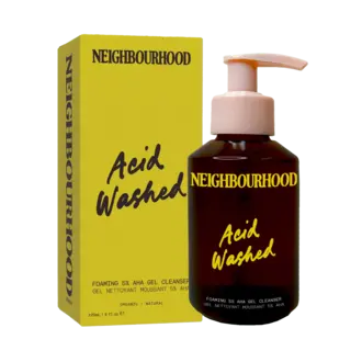 Neighbourhood Botanicals 'Acid Washed' Foaming 5% AHA Gel Cleanser, 120ml Neighbourhood Botanicals 'Acid Washed' Foaming 5% AHA Gel Cleanser, 120ml