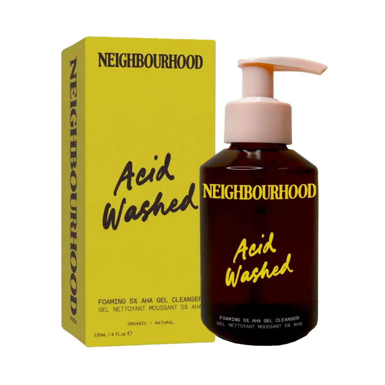 Neighbourhood Botanicals 'Acid Washed' Foaming 5% AHA Gel Cleanser, 120ml