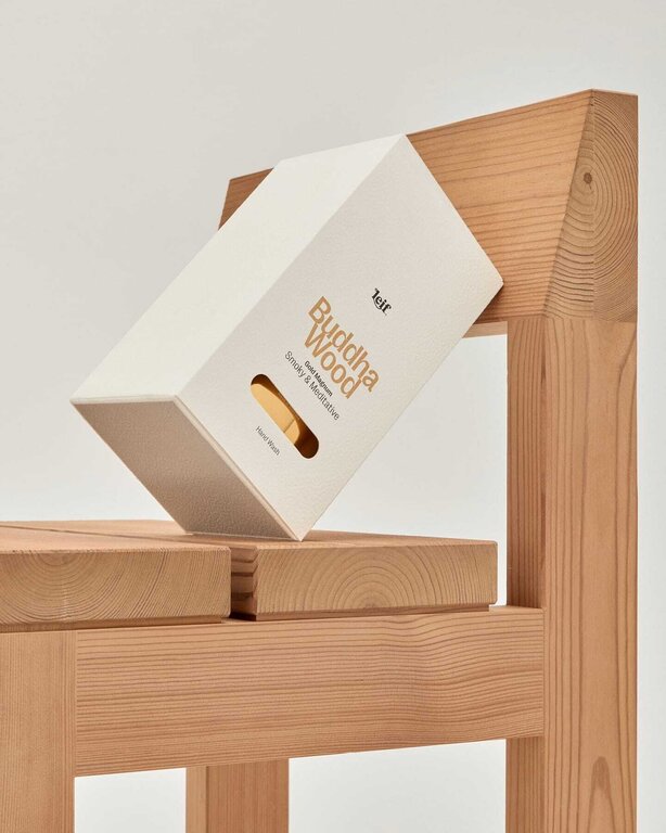 Leif Buddha Wood Hand Wash Gold Magnum