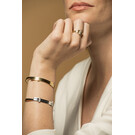 14 karaat geelgouden armband met diamanten - Mondria-2