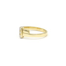 Geelgouden ring met 5 diamanten - Mondria-6