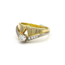 Geelgouden ring met diamanten - Trio-5