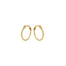 14 karaat geelgouden oorstekers - Jackie  - Mini Twist Hoops-3