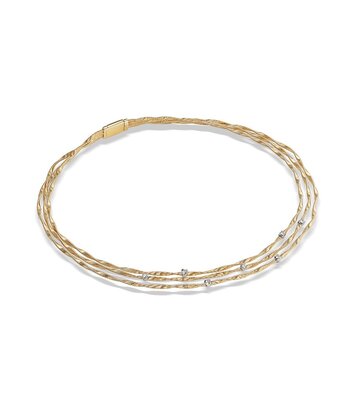 18 karaat geelgouden dames ketting - Marco Bicego - Marrakech Diamant