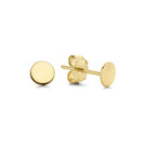 14 karaat geelgouden oorstekers - Jackie  - Disc Studs-1