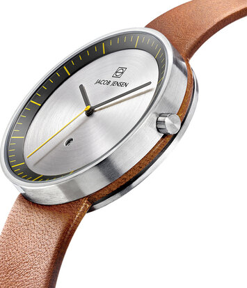 Jacob Jensen - Horloge Unisex - Strata 271 - Bruin