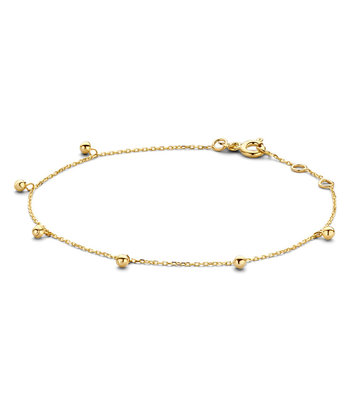 14 karaat geelgouden armband - Jackie - Bubbles