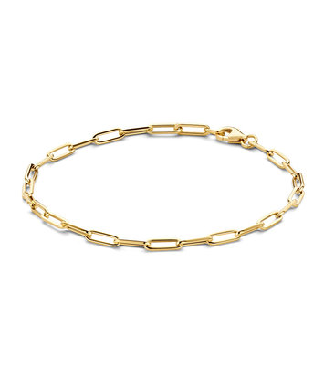 14 karaat geelgouden armband - Jackie - Box Link Bracelet