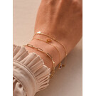 14 karaat geelgouden armband - Jackie - Box Link Bracelet-2