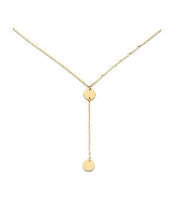 14 karaat geelgouden dames ketting - Jackie - Long Drop