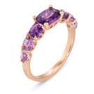 18 karaat roségouden dames ring met Amethyst - Iris - Ponte Vecchio-1