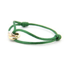 14 karaat tricolour armband - Trinity - Green - Hutjens Rope-3