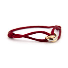 14 karaat tricolour armband - Trinity - Red - Hutjens Rope-2