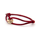 14 karaat tricolour armband - Trinity - Red - Hutjens Rope-3