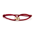 14 karaat tricolour armband - Trinity - Red - Hutjens Rope-1