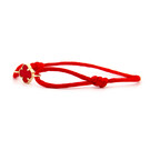 14 karaat geelgouden armband - Lucky Charm - Red - Hutjens Rope-3