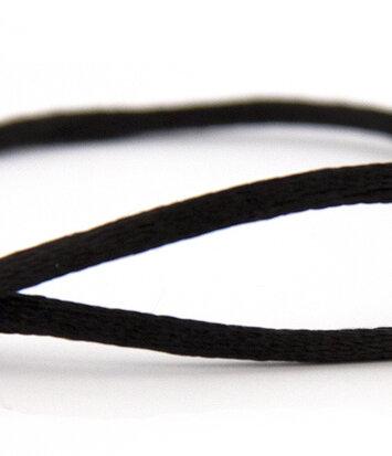 14 karaat tricolour armband - Trinity - Black - Hutjens Rope
