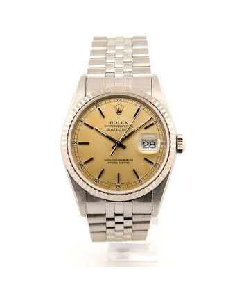 SOLD Rolex Datejust -  Horloge - 16234 - Tropical Dial
