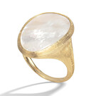 18 karaat geelgouden dames ring - Marco Bicego - Lunaria Cocktail Parelmoer-1