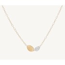 18 karaat geelgouden dames ketting - Marco Bicego - Lunaria Diamant-5