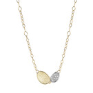 18 karaat geelgouden dames ketting - Marco Bicego - Lunaria Diamant-1