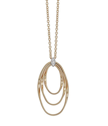 18 karaat geelgouden dames ketting - Marco Bicego - Marrakech Onde